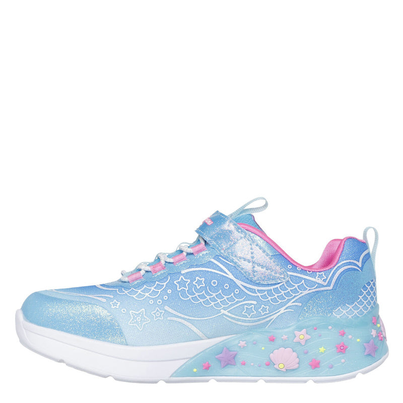 Skechers Mermaid Dreams blinkesko børn turkis