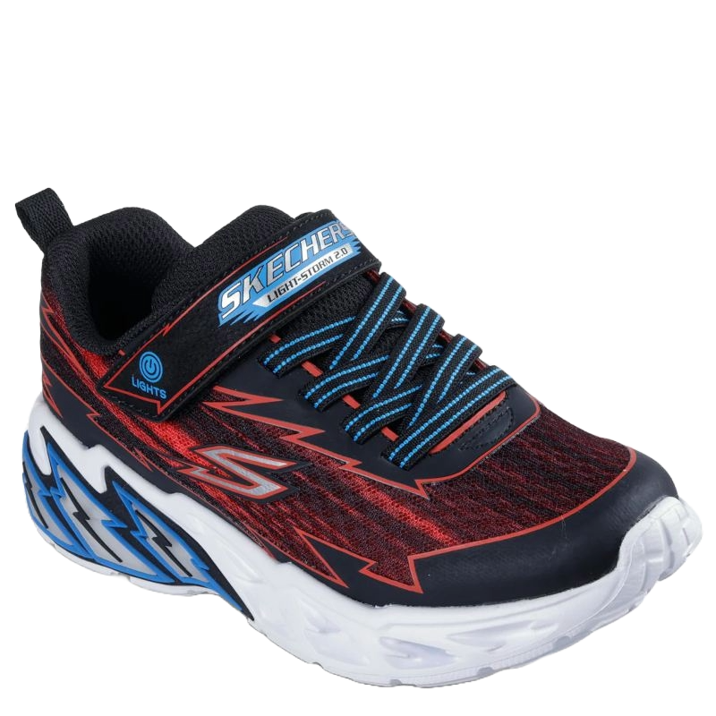 skechers sneakers til børn, fed detalje med blinke effekt.
Skoen er med velcro lukning, samt elastik snørre.
en super fleksibel og behagelig sko at bevæge sig i.