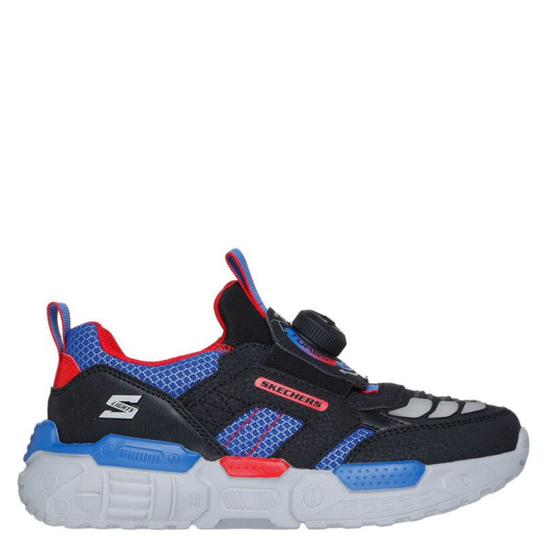 Skechers Turbu-Fuse - Selectrons blinkesko børn sort/blå