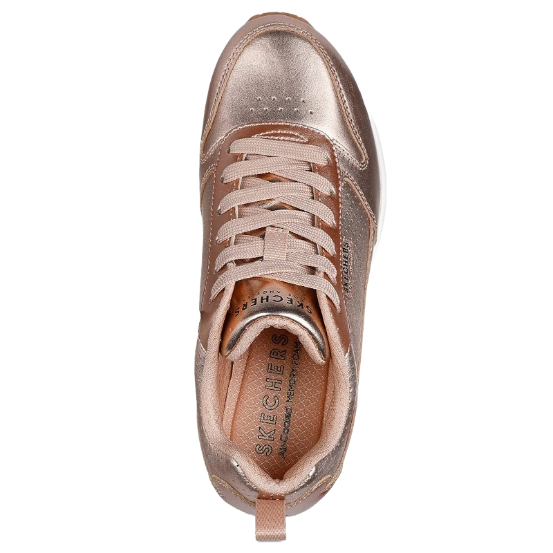 Skechers Street Uno - Metallixs sneakers dame guld