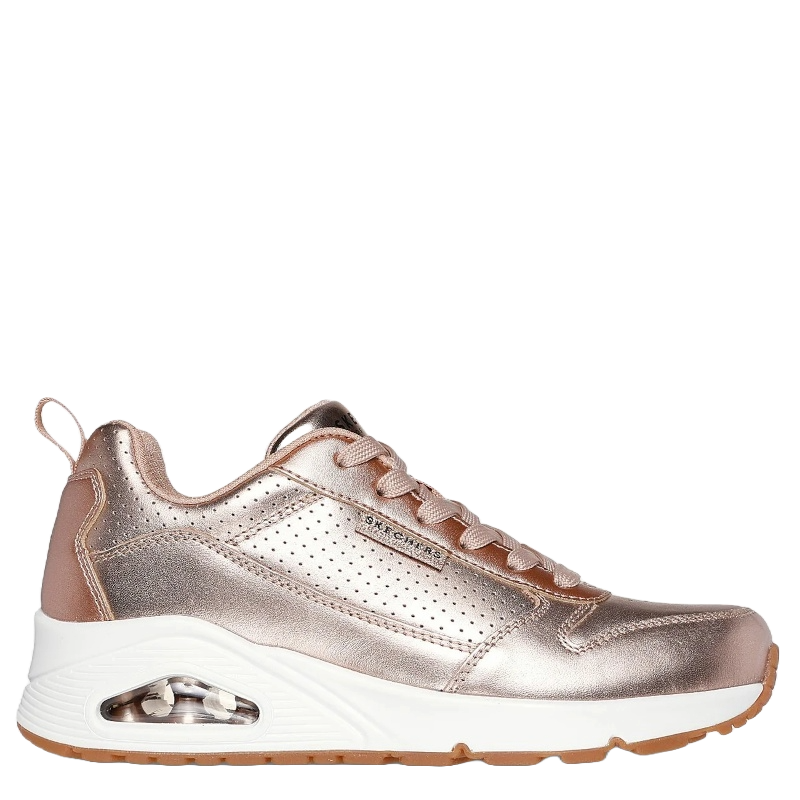 Skechers Street Uno - Metallixs sneakers dame guld