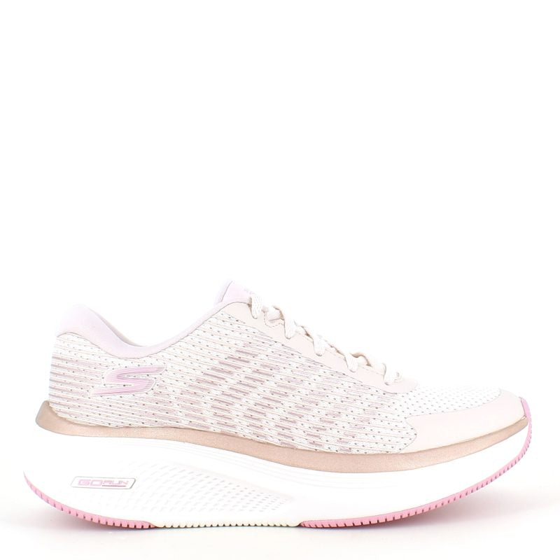 skechers sneakers i en smart lys farve, skoen har snørre, en god bund med et godt grib, hvilket er ideel til gode ture.