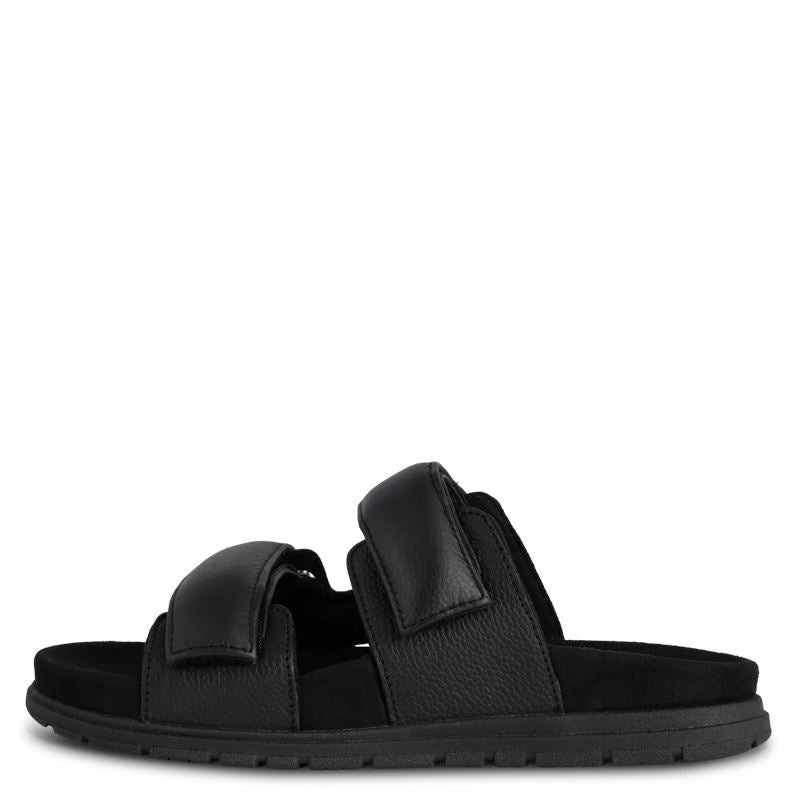 Woden Lisa Leather Sandal Dame Sort