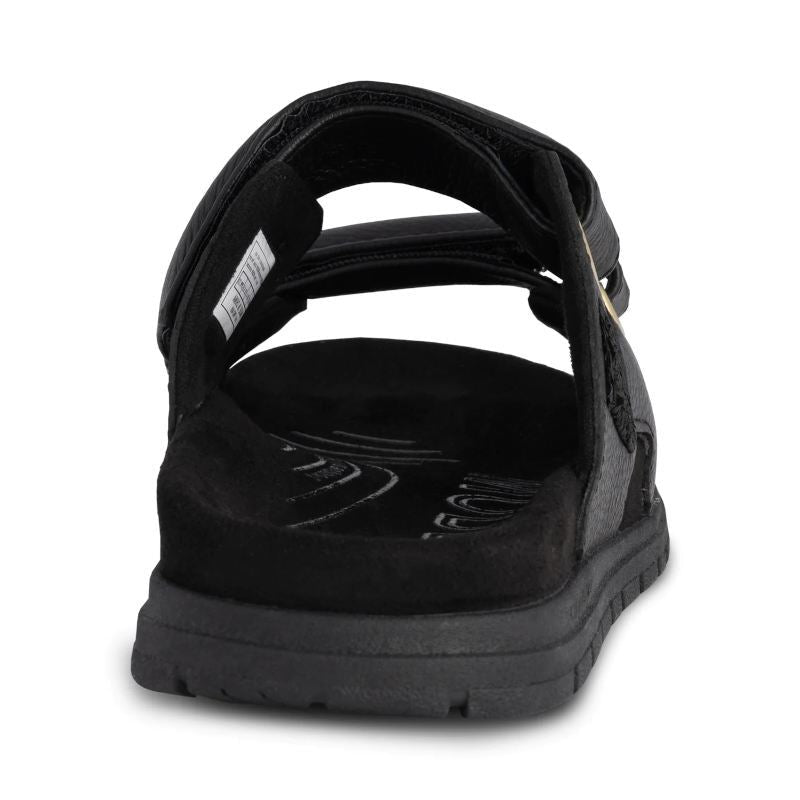 Woden Lisa Leather Sandal Dame Sort
