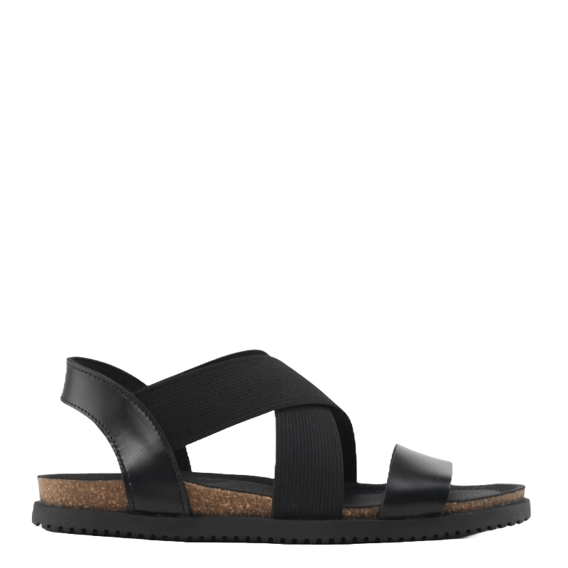 SORT MONA SANDAL - Peti Sko - NATURE