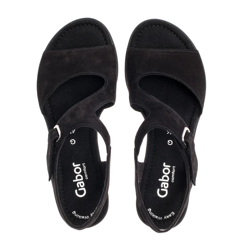 SORT SANDAL - Peti Sko - Gabor