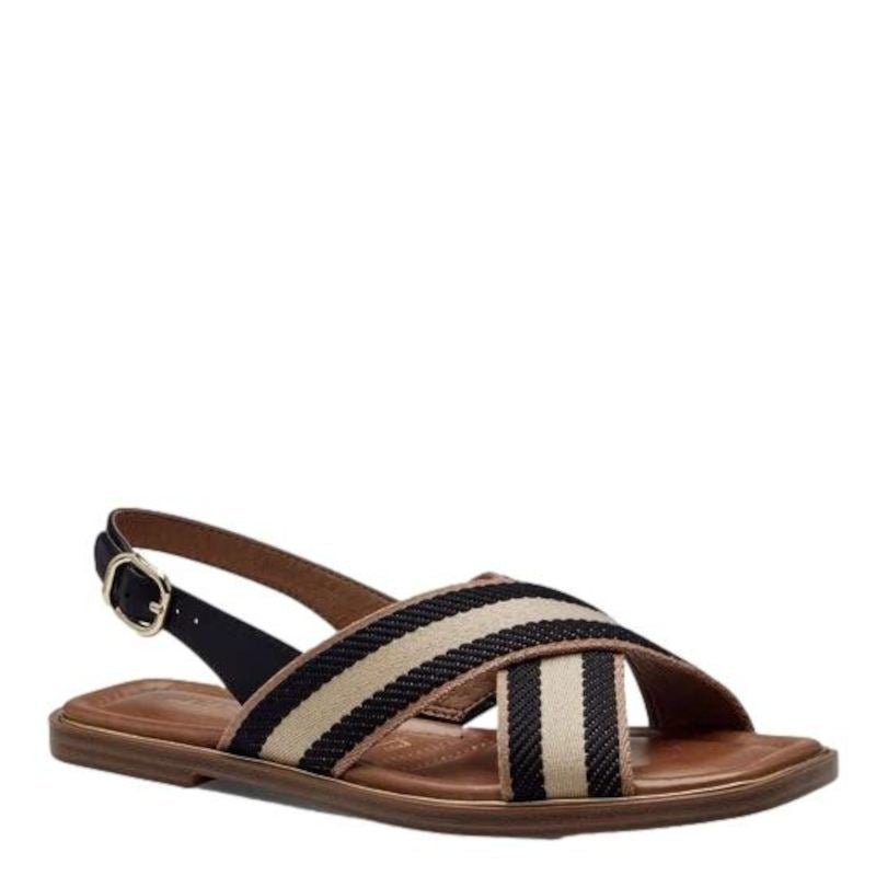 SORT/BEIGE SANDAL - Peti Sko - TAMARIS