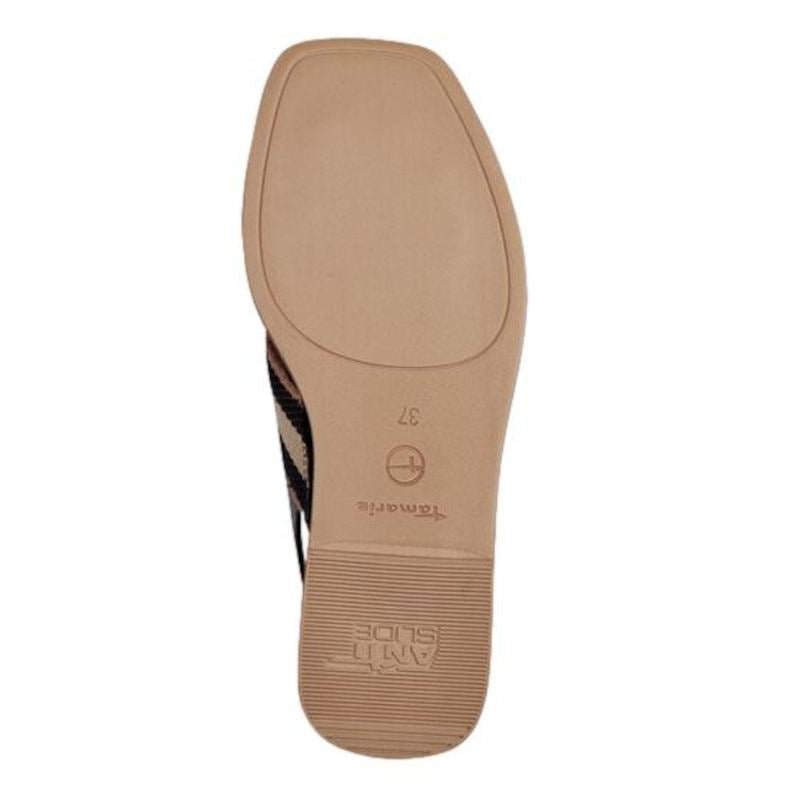 SORT/BEIGE SANDAL - Peti Sko - TAMARIS