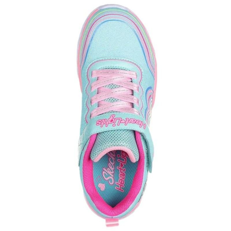 TURKIS HEART LIGHTS - RETRO HEARTS - Peti Sko - SKECHERS