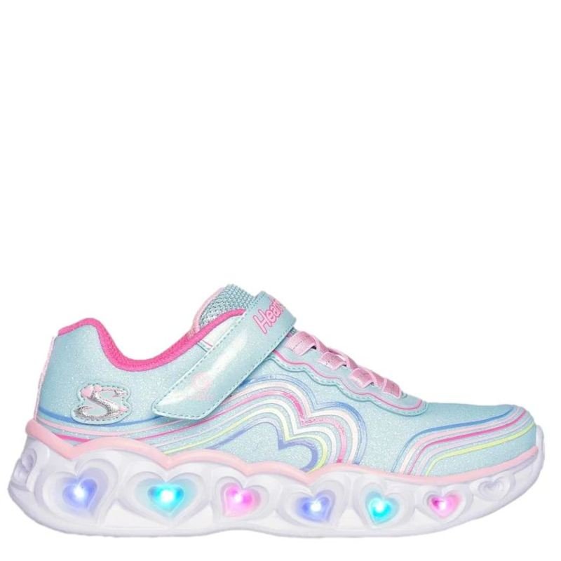 TURKIS HEART LIGHTS - RETRO HEARTS - Peti Sko - SKECHERS