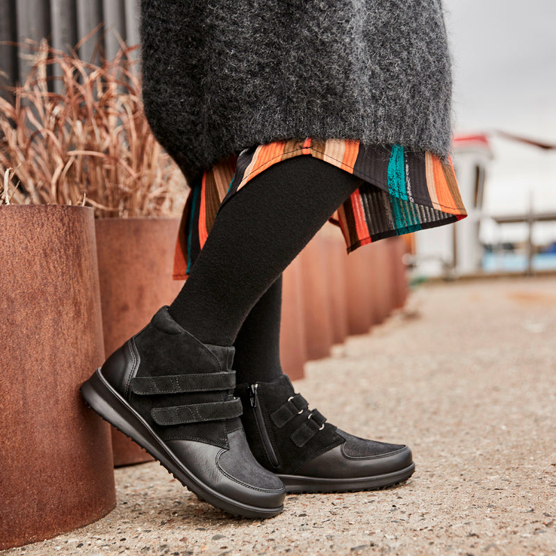 New Feet Støvle Dame Sort