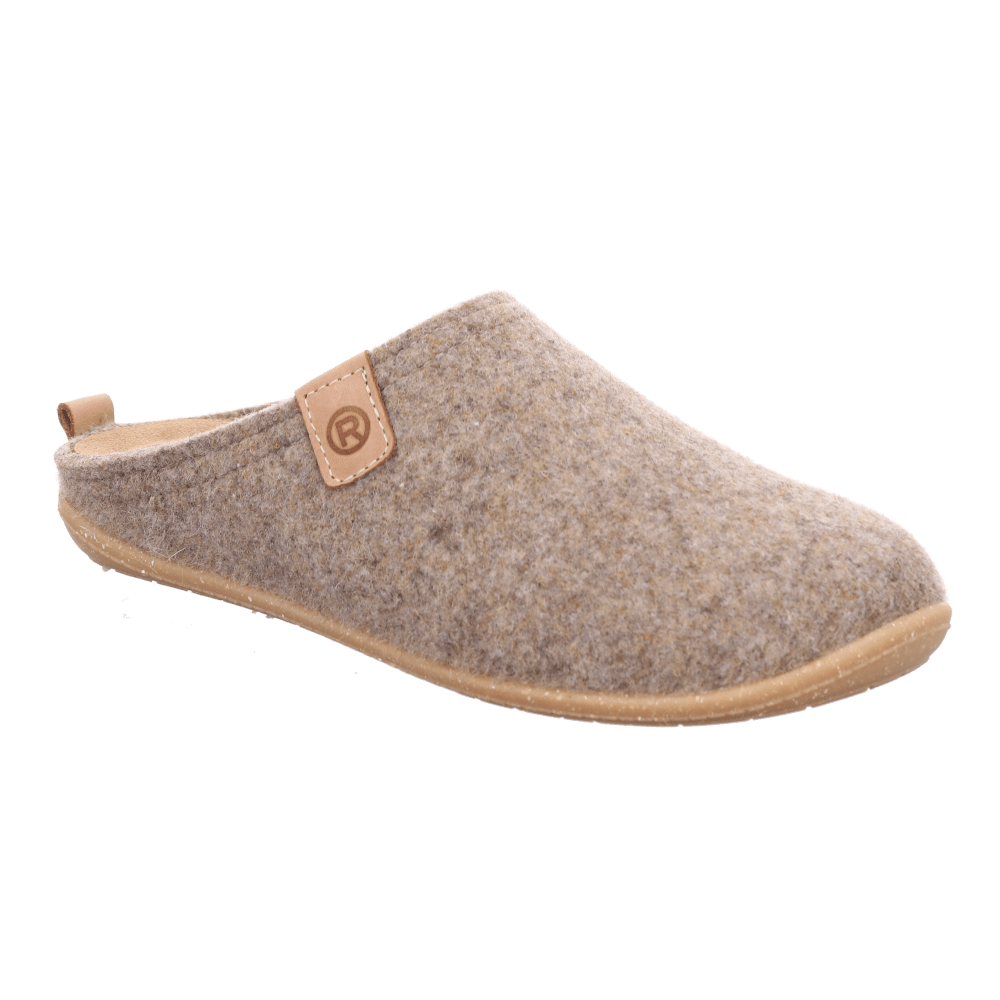 BEIGE FILT TØFFEL - Peti Sko - Rohde