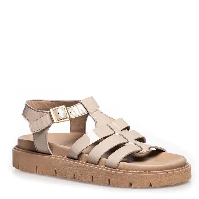BEIGE MAGIC AND GIRLS PATENT SANDAL - Peti Sko - COPENHAGEN SHOES