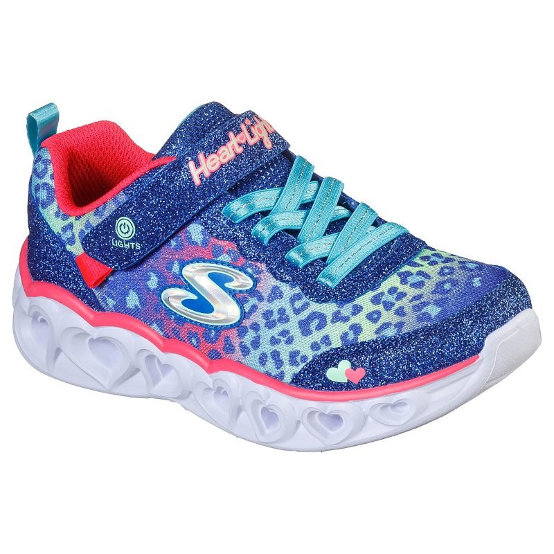 BLÅ S-LIGHT HEART - LOVE MATCH - Peti Sko - SKECHERS
