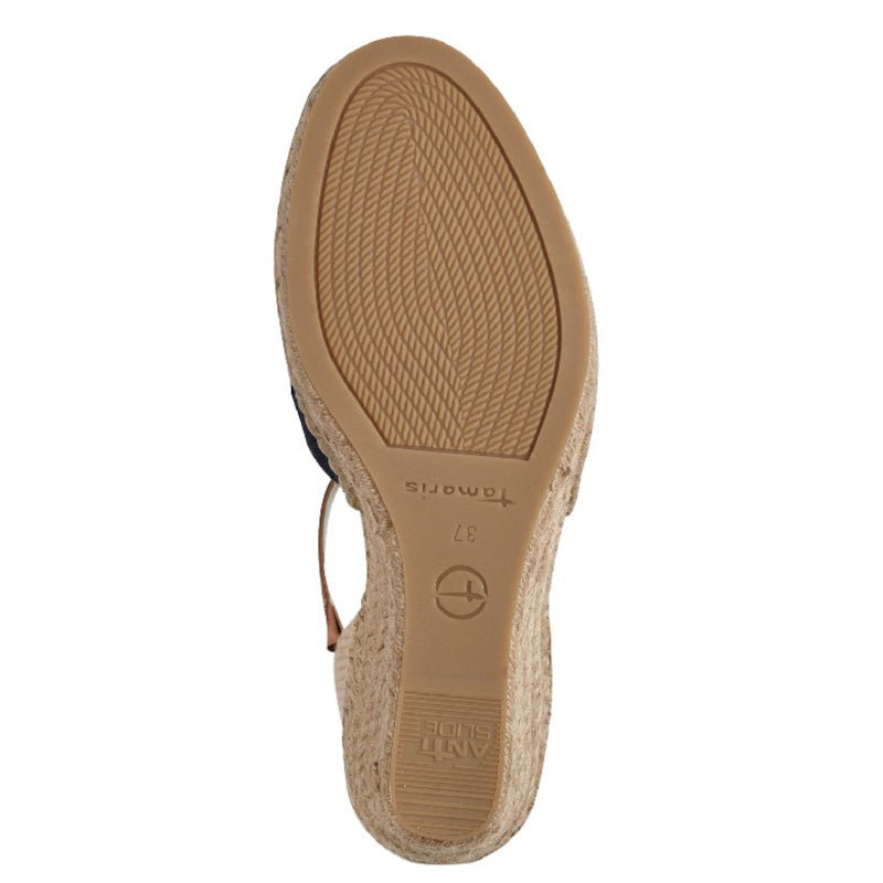 BLÅ WEDGE PUMPS - Peti Sko - TAMARIS