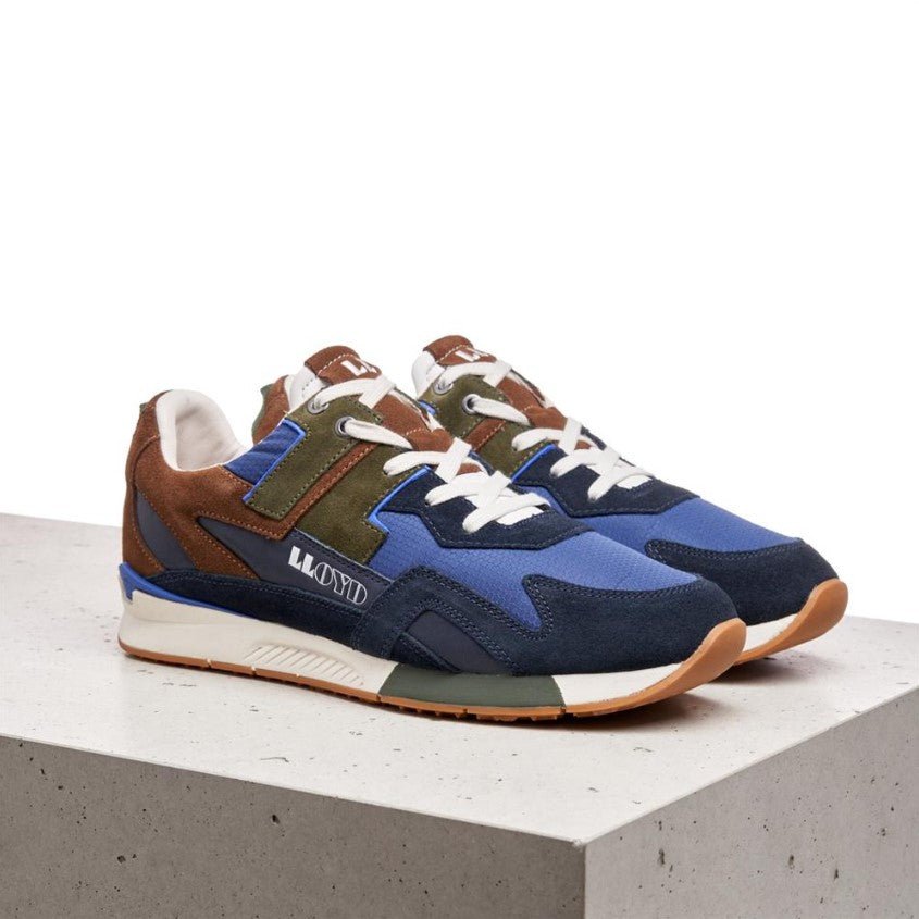 BLÅ/GRØN ELTON SNEAKER - Peti Sko - LLOYD
