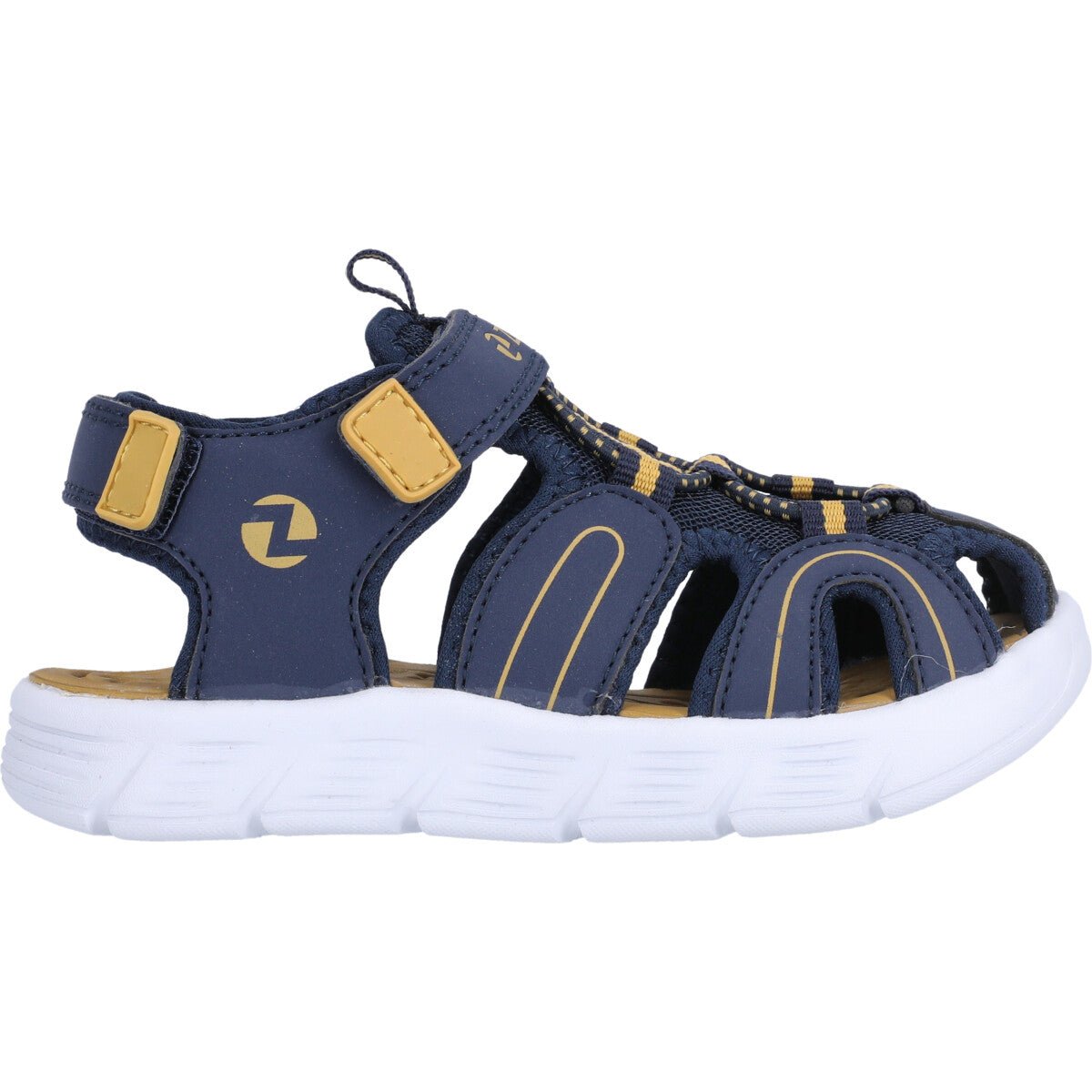 BLÅ/GUL SANDAL - Peti Sko - ZIG-ZAG