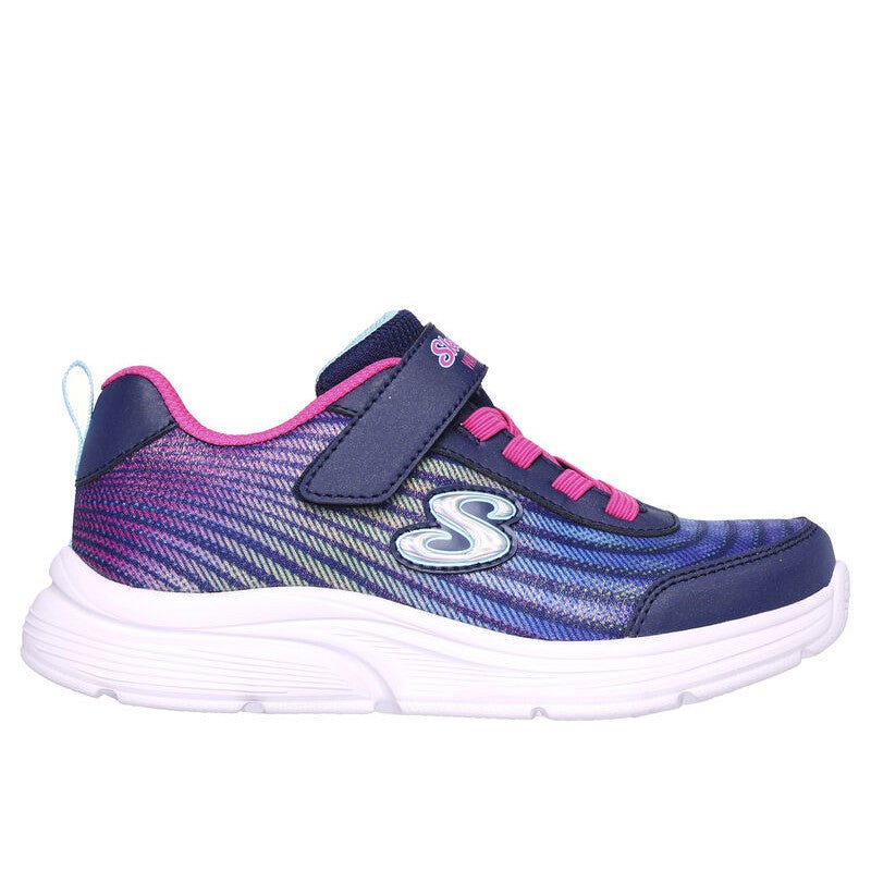 BLÅ/PINK WAVY LITES SNEAKER - Peti Sko - SKECHERS