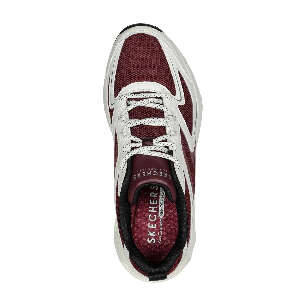BORDO/HVID SNEAKER - Peti Sko - SKECHERS