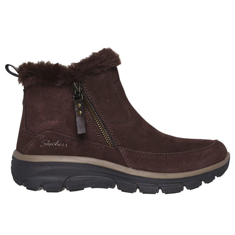 BRUN EASY GOING STØVLE - Peti Sko - SKECHERS
