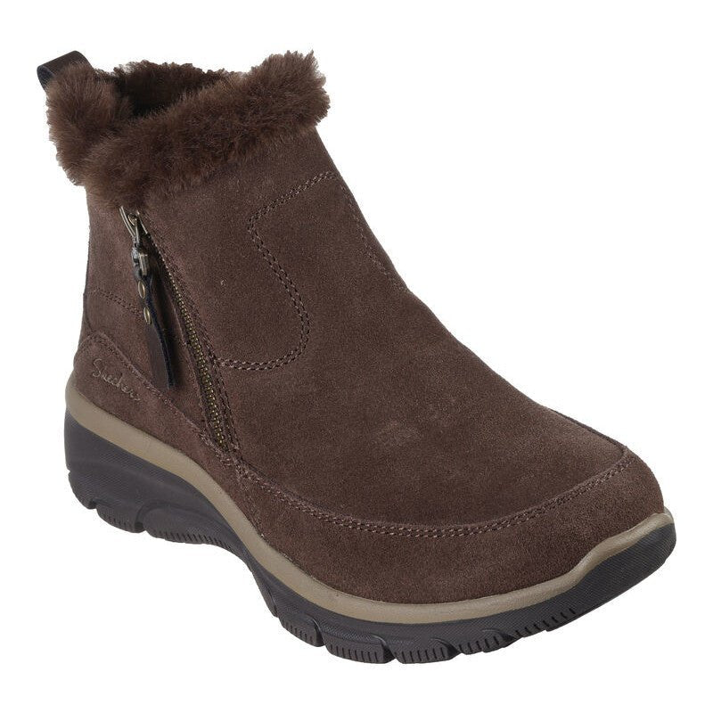 BRUN EASY GOING STØVLE - Peti Sko - SKECHERS