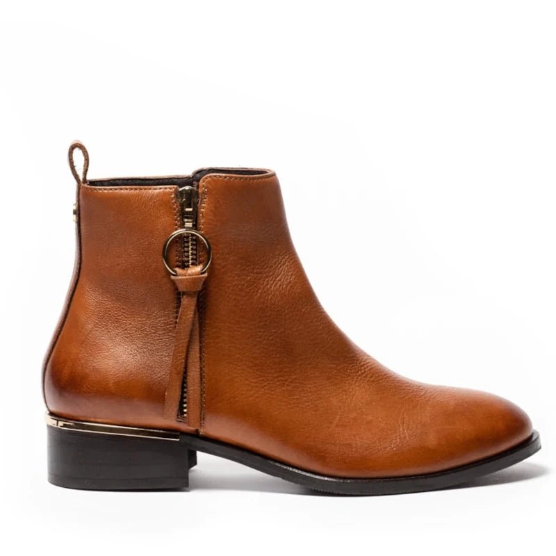 BRUN FEVER LEATHER STØVLE - Peti Sko - COPENHAGEN SHOES