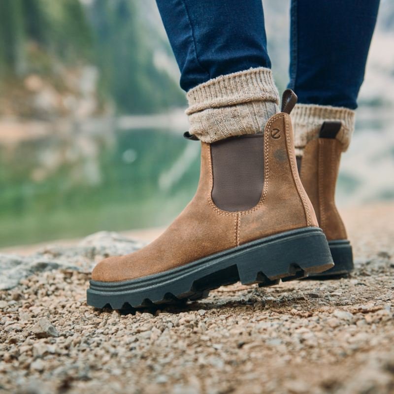 BRUN GRAINER NARV CHELSEA - Peti Sko - ECCO