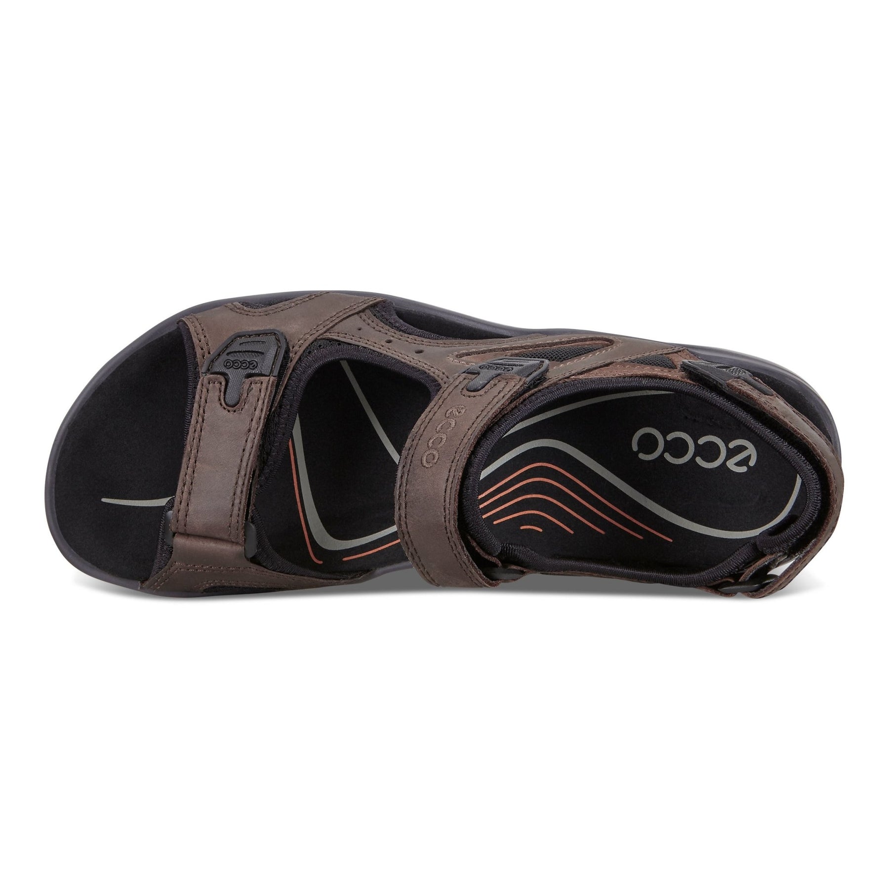 BRUN RECEPTOR SANDAL - Peti Sko - ECCO