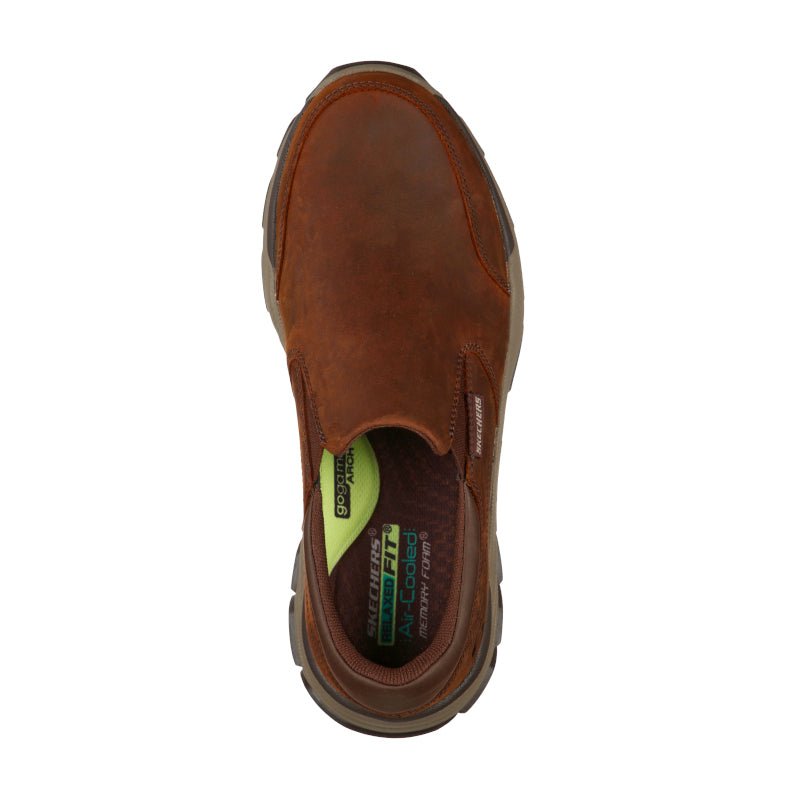 BRUN RELAXED FIT - RESPECTED CALUM - Peti Sko - SKECHERS
