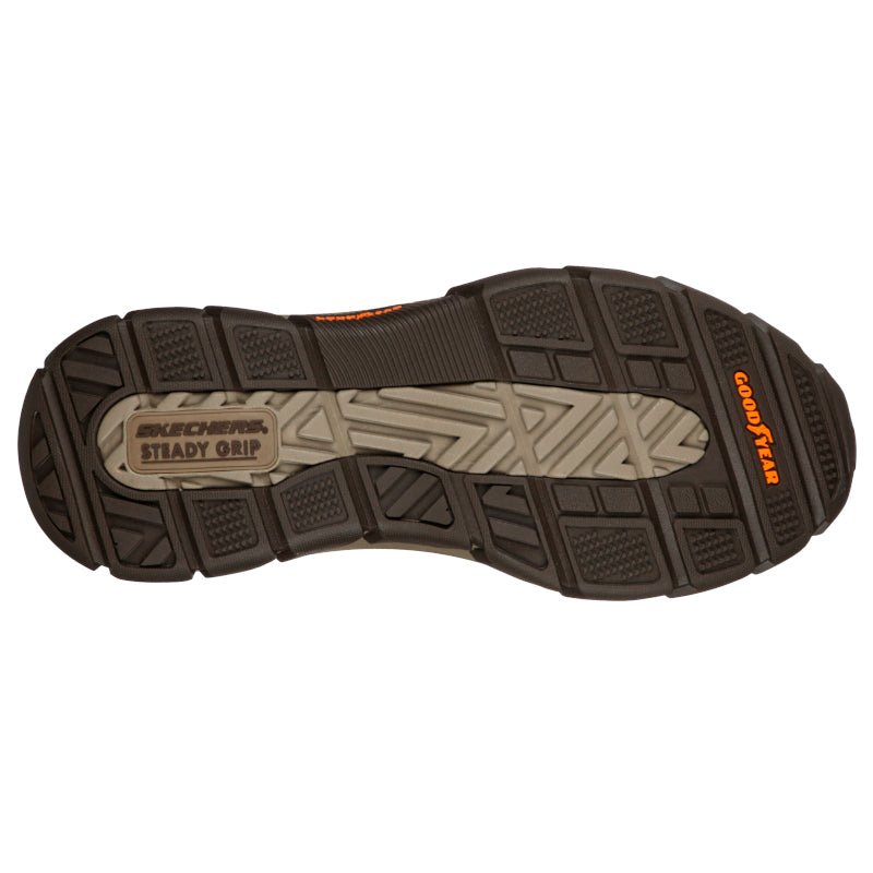 BRUN RELAXED FIT - RESPECTED CALUM - Peti Sko - SKECHERS