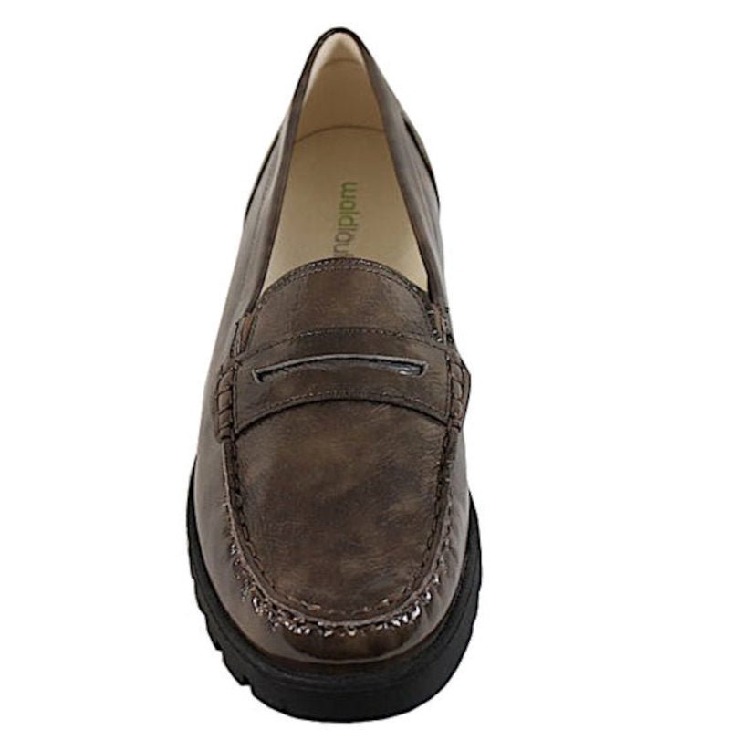 BRUN/GRØN LAK LOAFER - Peti Sko - WALDLAUFER