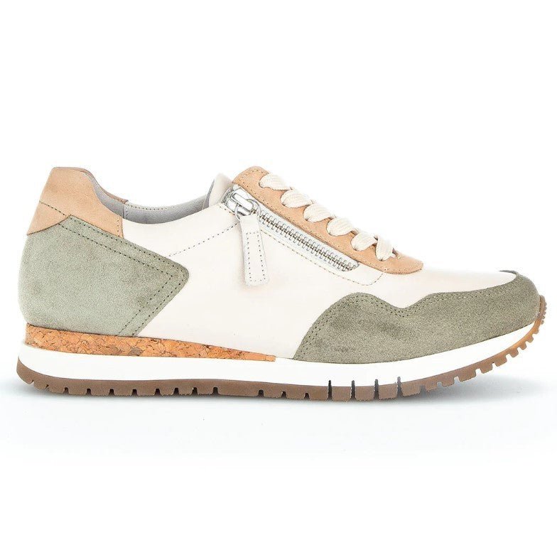CARAMEL/GRØN SNEAKER - Peti Sko - Gabor