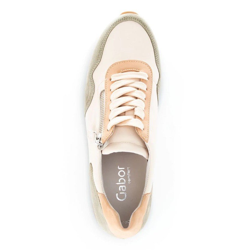 CARAMEL/GRØN SNEAKER - Peti Sko - Gabor