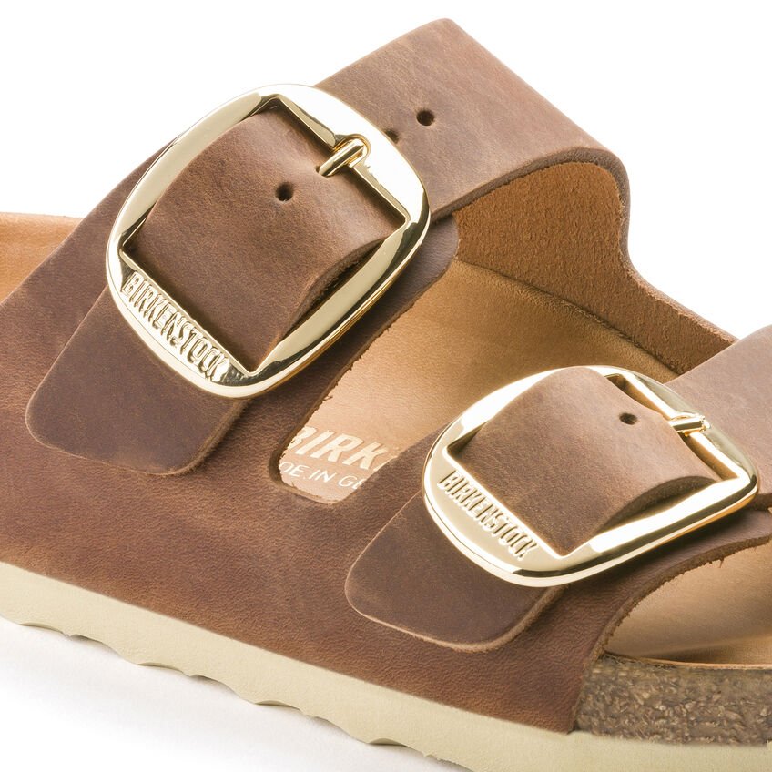 COGNAC BIG BUCKLE SANDAL - Peti Sko - BIRKENSTOCK