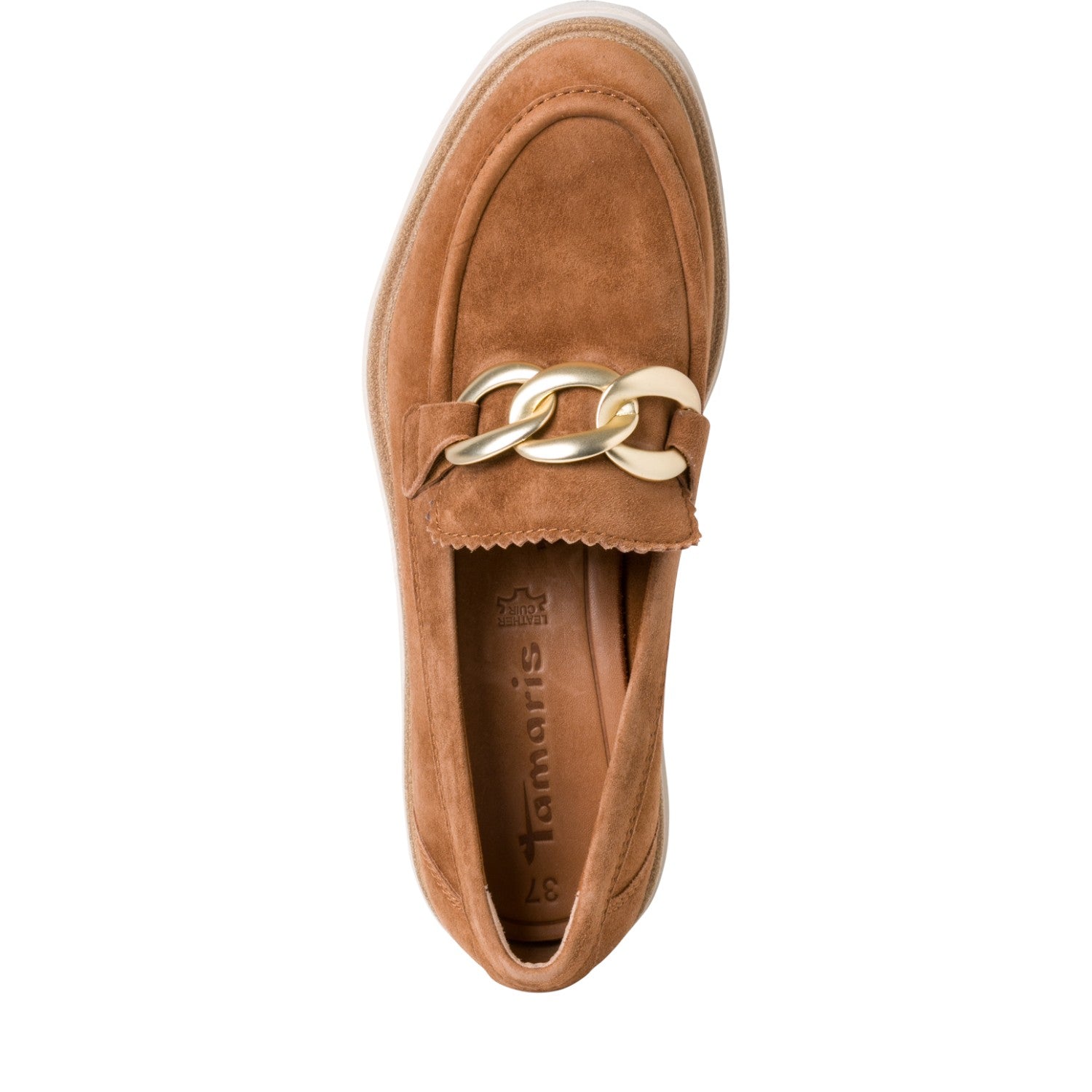 COGNAC LOAFERS - Peti Sko - TAMARIS
