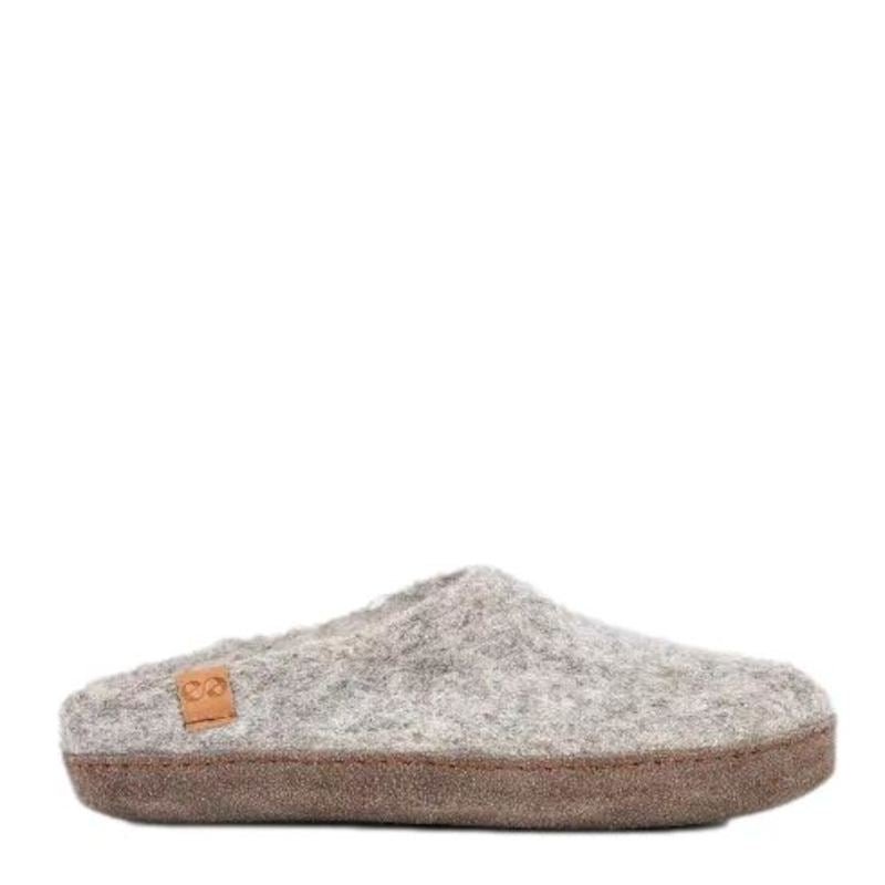 GRÅ WOOL MAKALU SLIPPER - Peti Sko - GREEN COMFORT