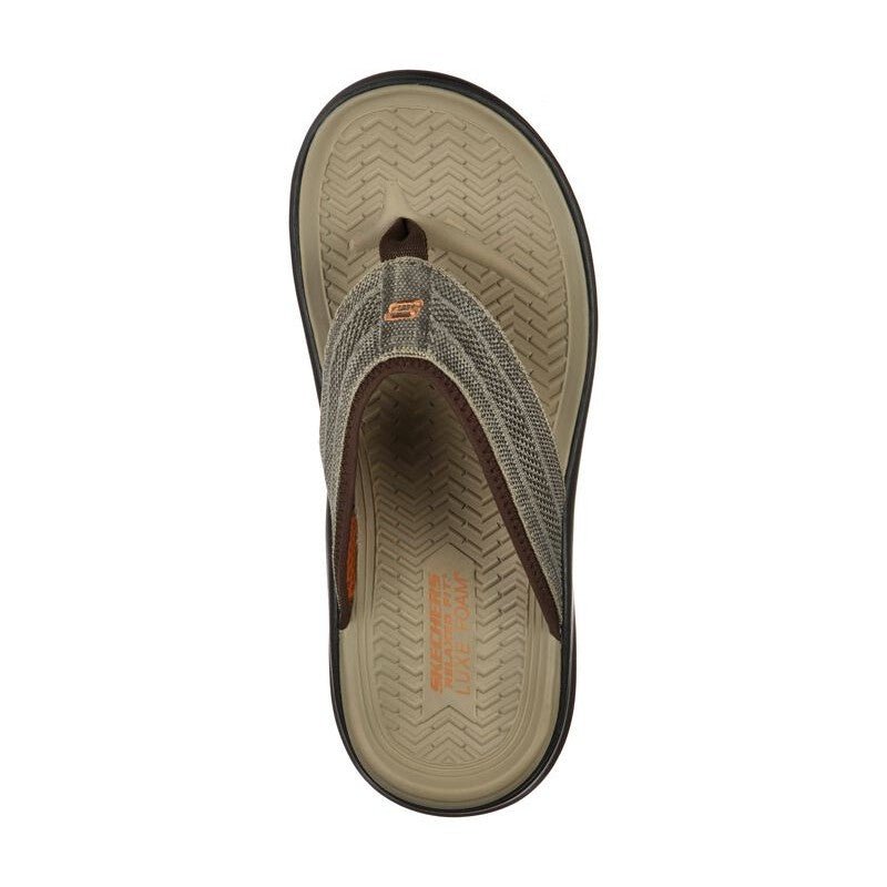 GRÅ/BRUN SMUT - Peti Sko - SKECHERS