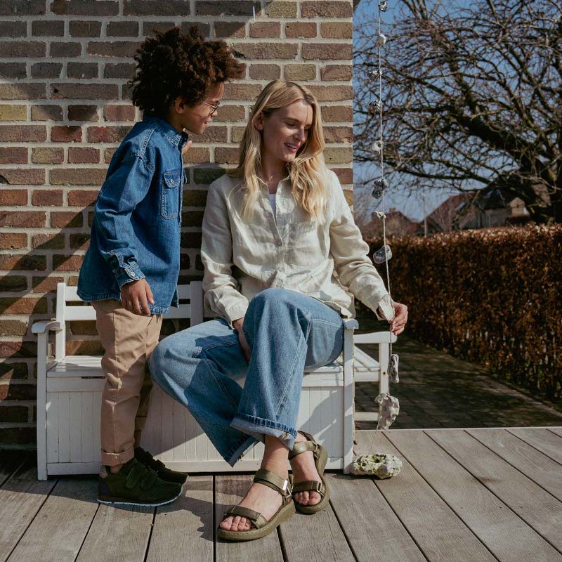 GRØN LINE SANDAL - Peti Sko - WODEN