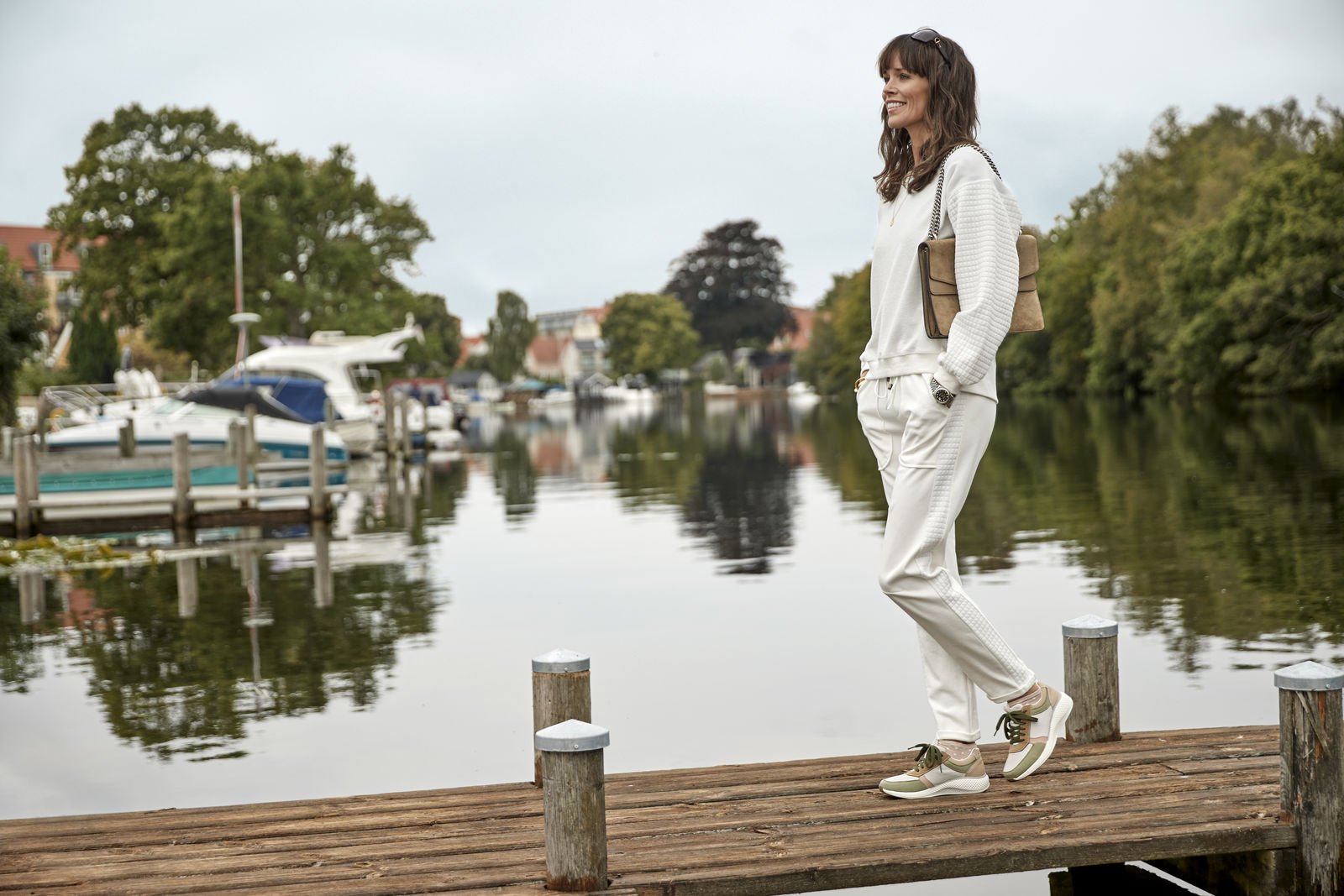 GRØN/BRUN DOLPHIN SNEAKER - Peti Sko - GREEN COMFORT