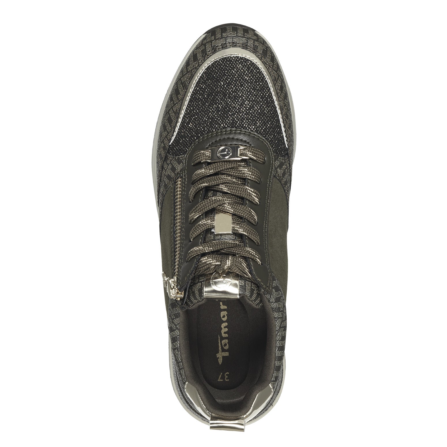 GRØN/GOLD SNEAKER - Peti Sko - TAMARIS