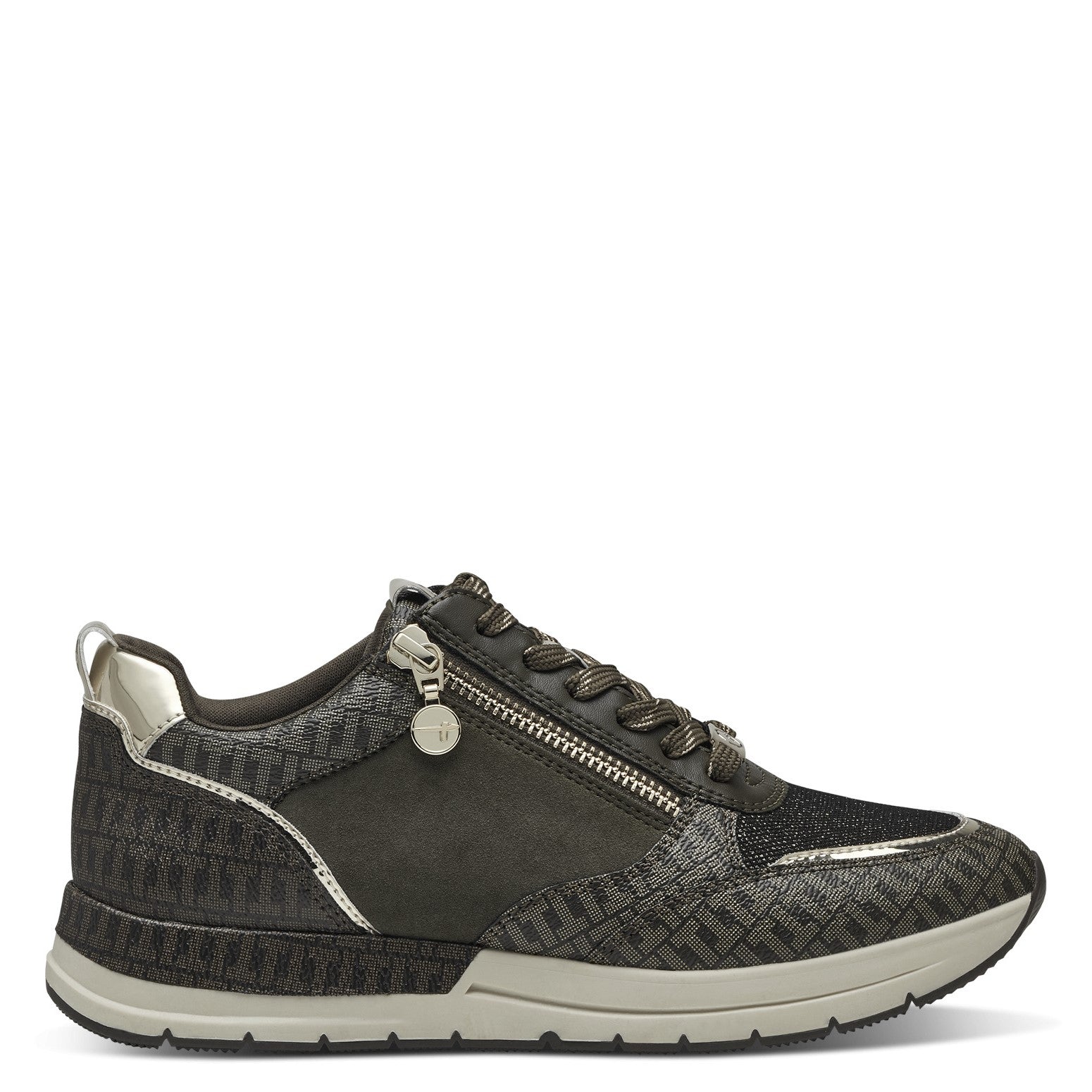 GRØN/GOLD SNEAKER - Peti Sko - TAMARIS