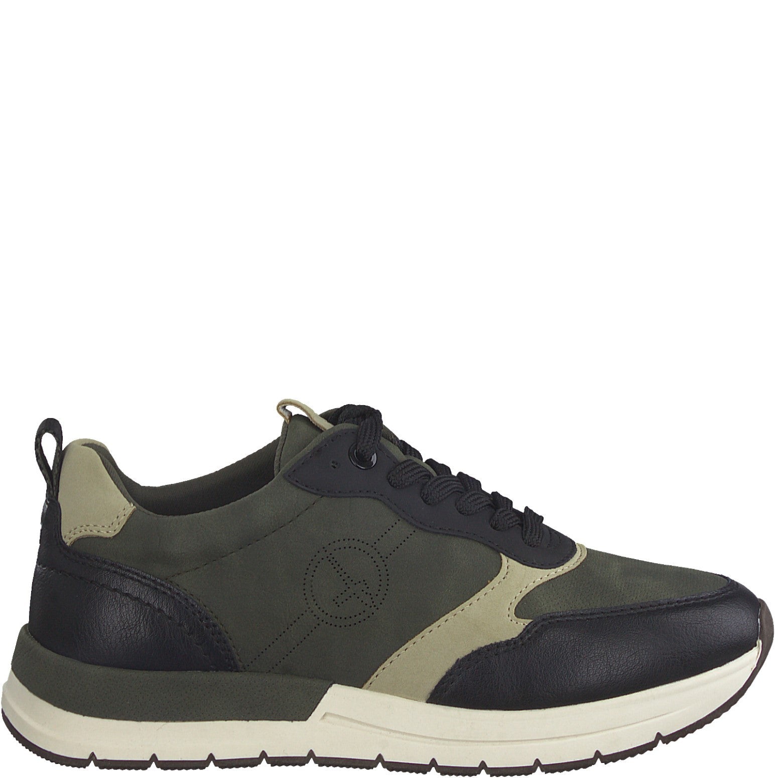 GRØN/SORT SNEAKER - Peti Sko - TAMARIS