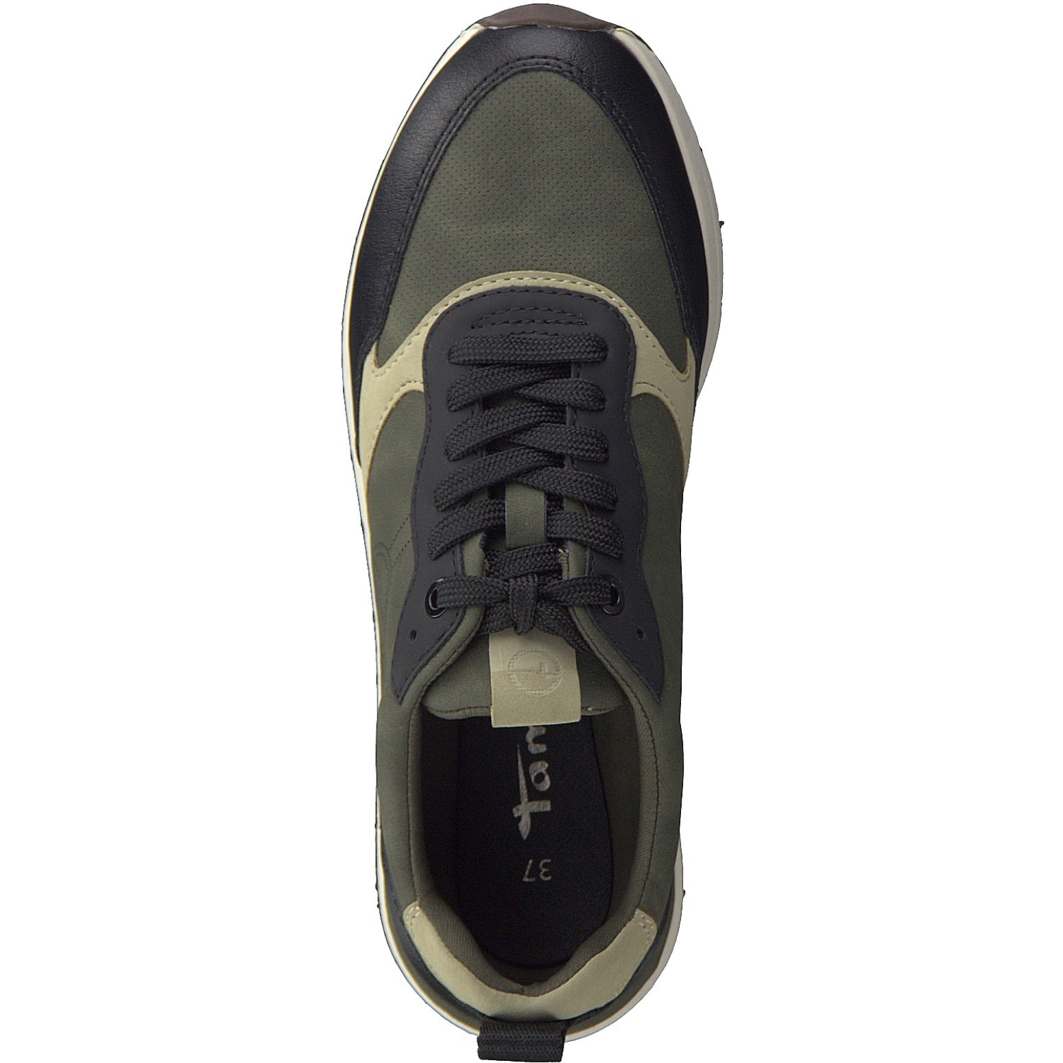 GRØN/SORT SNEAKER - Peti Sko - TAMARIS
