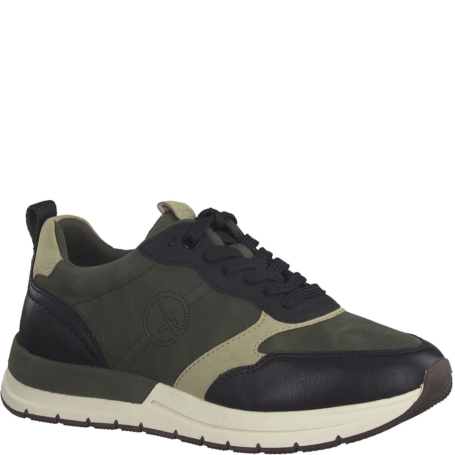 GRØN/SORT SNEAKER - Peti Sko - TAMARIS