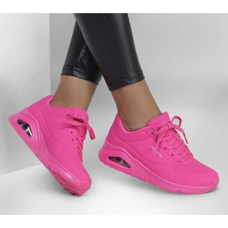 HOT PINK UNO SNEAKER - Peti Sko - SKECHERS