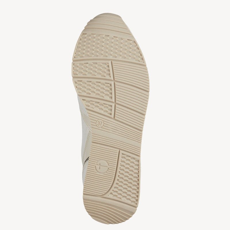 HVID/GULD SNEAKER - Peti Sko - TAMARIS