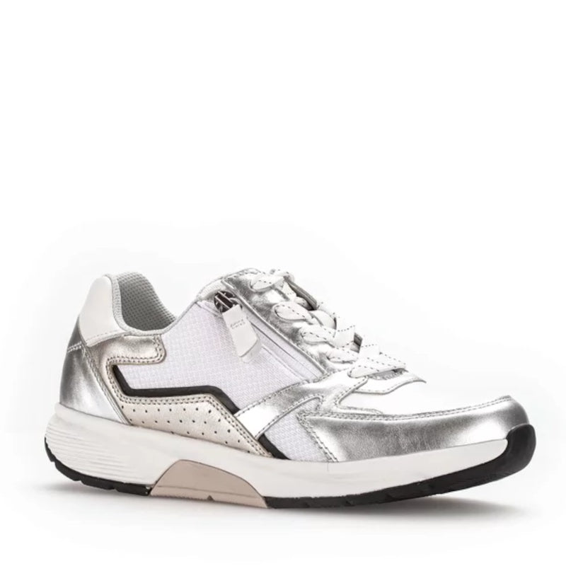 HVID/SØLV ROLLING SOFT SNEAKER - Peti Sko - Gabor