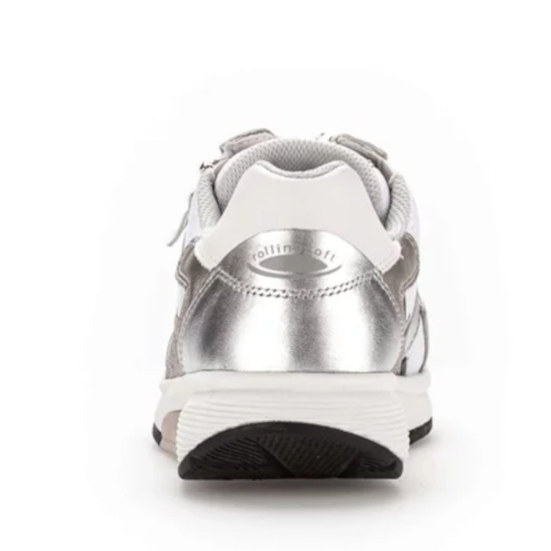 HVID/SØLV ROLLING SOFT SNEAKER - Peti Sko - Gabor