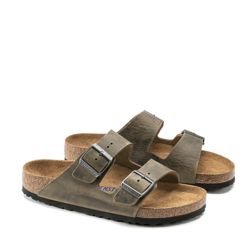 KHAKI ARIZONA SOFT SANDAL - Peti Sko - BIRKENSTOCK
