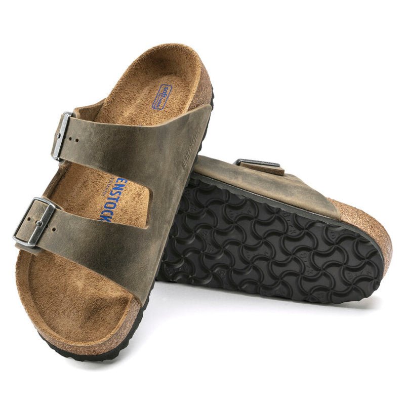 KHAKI ARIZONA SOFT SANDAL - Peti Sko - BIRKENSTOCK